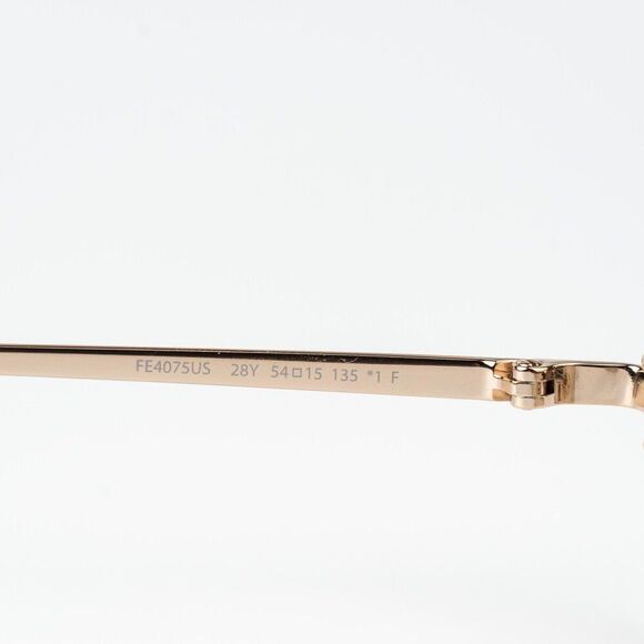 Fendi FIRST CRYSTAL Women Sunglasses Rose Brown Oval FE4075US 28Y NEW AUTHENTIC main image 5